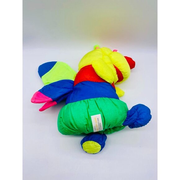 Vintage Prestige Toy Corp Neon Butterfly Bug Hand Puppet with Squeaking Sound - Picture 5 of 10
